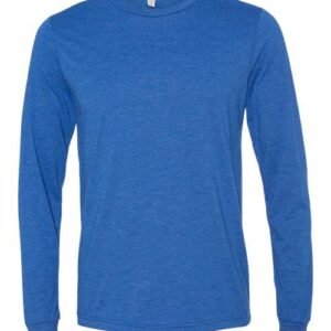 bella + canvas 3513 unisex triblend long sleeve tee