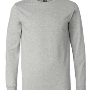 bella + canvas 3501cvc heather cvc long sleeve tee