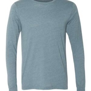 bella + canvas 3501cvc heather cvc long sleeve tee
