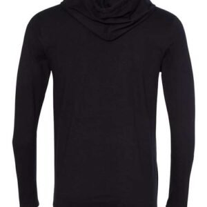 gildan 987 unisex softstyle® lightweight hooded long sleeve t shirt