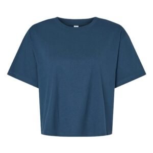 american apparel 102 women's fine jersey boxy tee