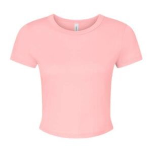 bella + canvas 1010 women's micro rib baby tee