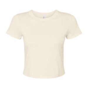 bella + canvas 1010 women's micro rib baby tee