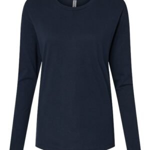 next level 3911 women's cotton relaxed long sleeve t shirt