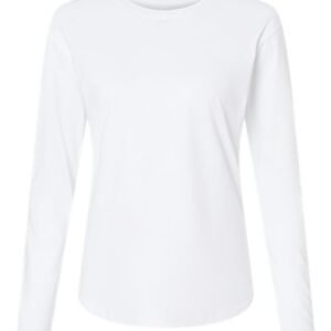 next level 3911 women's cotton relaxed long sleeve t shirt