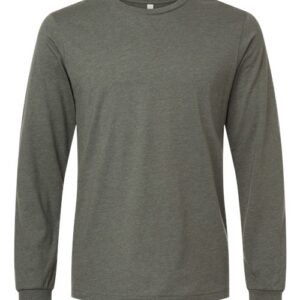 bella + canvas 3501cvc heather cvc long sleeve tee