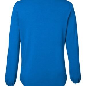 devon & jones dp122w women's raleigh half placket knit top