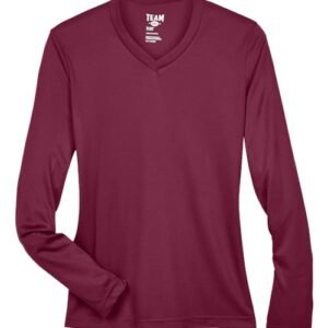 team 365 tt11wl women's zone performance long sleeve t shirt