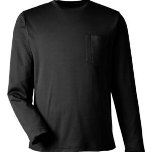 harriton m118l unisex charge snag and soil protect long sleeve t shirt