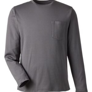 harriton m118l unisex charge snag and soil protect long sleeve t shirt