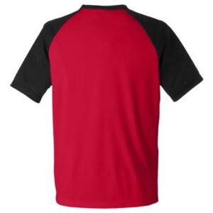 team 365 tt62 unisex zone colorblock raglan t shirt