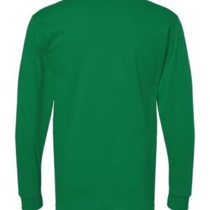 m&o 4820 unisex gold soft touch long sleeve t shirt