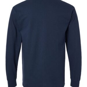 gildan 2410 unisex ultra cotton® long sleeve pocket t shirt