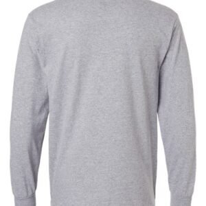 gildan 2410 unisex ultra cotton® long sleeve pocket t shirt