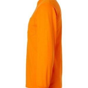 gildan 2410 unisex ultra cotton® long sleeve pocket t shirt