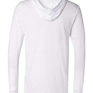 bella + canvas 3512 unisex jersey hooded long sleeve tee