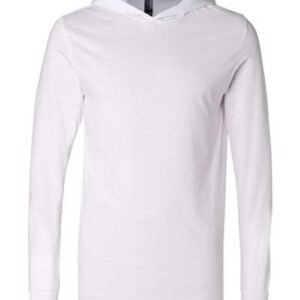 bella + canvas 3512 unisex jersey hooded long sleeve tee