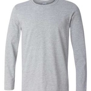 gildan 64400 unisex softstyle® long sleeve t shirt