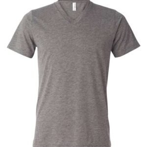 bella + canvas 3415 unisex triblend v neck tee
