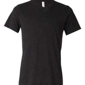 bella + canvas 3415 unisex triblend v neck tee