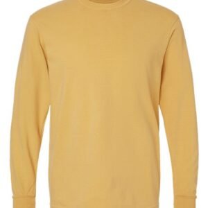 comfort colors 6014 unisex garment dyed heavyweight long sleeve t shirt