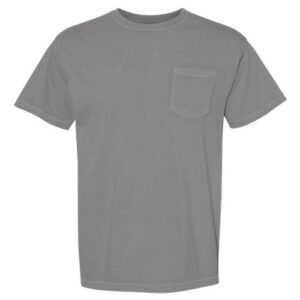 comfort colors 6030 unisex garment dyed heavyweight pocket t shirt