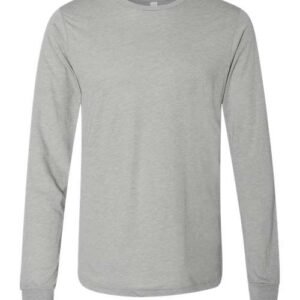 bella + canvas 3513 unisex triblend long sleeve tee