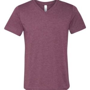bella + canvas 3415 unisex triblend v neck tee