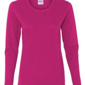 gildan 5400l women’s heavy cotton™ long sleeve t shirt