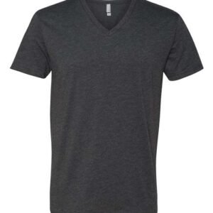 next level 6240 men's cvc v neck t shirt