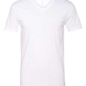 next level 6240 men's cvc v neck t shirt