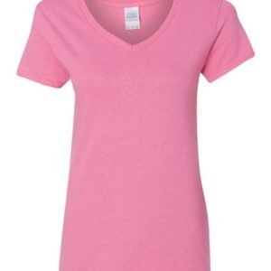 gildan 5v00l women's heavy cotton™ v neck t shirt