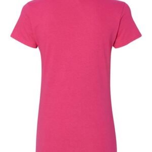 gildan 5v00l women's heavy cotton™ v neck t shirt