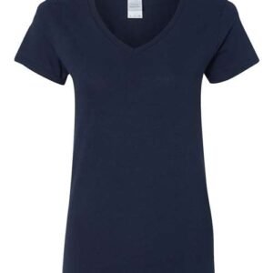 gildan 5v00l women's heavy cotton™ v neck t shirt