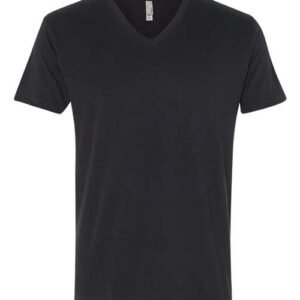 next level 6440 men's sueded v neck t shirt