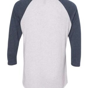 next level 6051 unisex triblend three quarter raglan t shirt