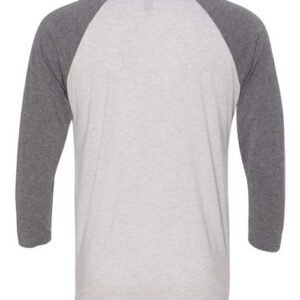 next level 6051 unisex triblend three quarter raglan t shirt