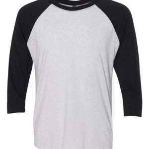 next level 6051 unisex triblend three quarter raglan t shirt