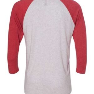 next level 6051 unisex triblend three quarter raglan t shirt
