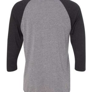 next level 6051 unisex triblend three quarter raglan t shirt
