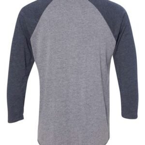 next level 6051 unisex triblend three quarter raglan t shirt
