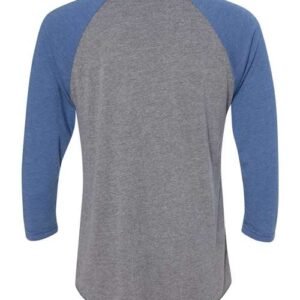 next level 6051 unisex triblend three quarter raglan t shirt