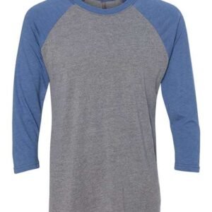 next level 6051 unisex triblend three quarter raglan t shirt