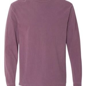 comfort colors 6014 unisex garment dyed heavyweight long sleeve t shirt
