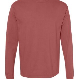 comfort colors 6014 unisex garment dyed heavyweight long sleeve t shirt