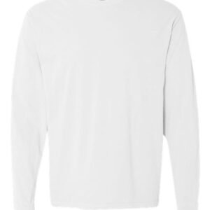 comfort colors 6014 unisex garment dyed heavyweight long sleeve t shirt