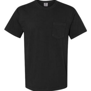 comfort colors 6030 unisex garment dyed heavyweight pocket t shirt