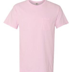 comfort colors 6030 unisex garment dyed heavyweight pocket t shirt