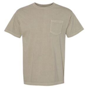 comfort colors 6030 unisex garment dyed heavyweight pocket t shirt