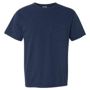 comfort colors 6030 unisex garment dyed heavyweight pocket t shirt